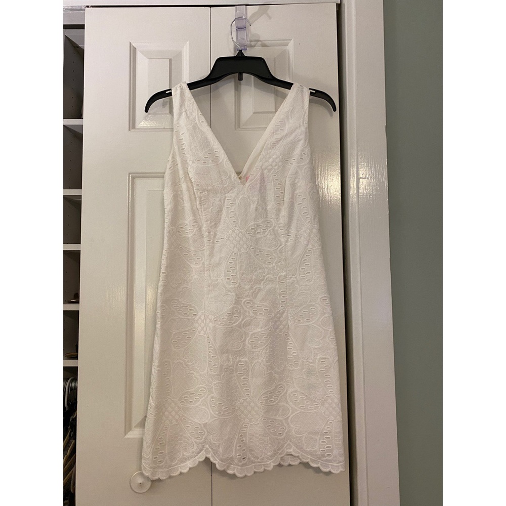 Lilly Pulitzer white lace dress